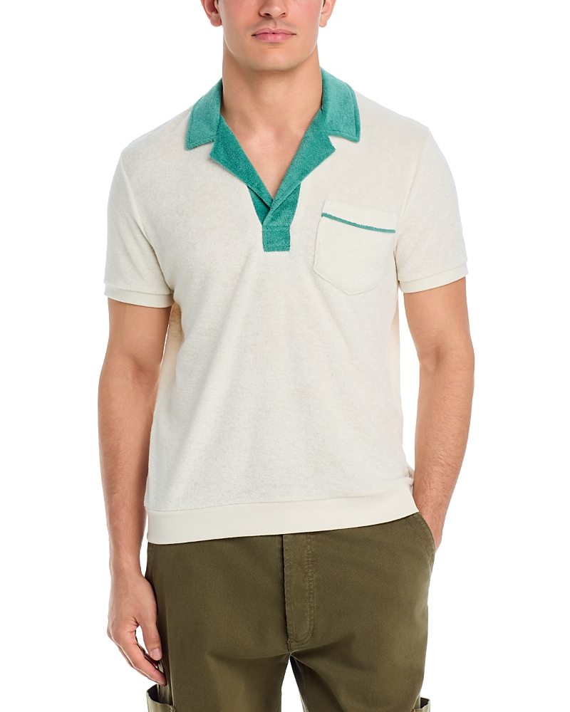 Marine Layer Emilio Vintage Terry Polo Shirt
