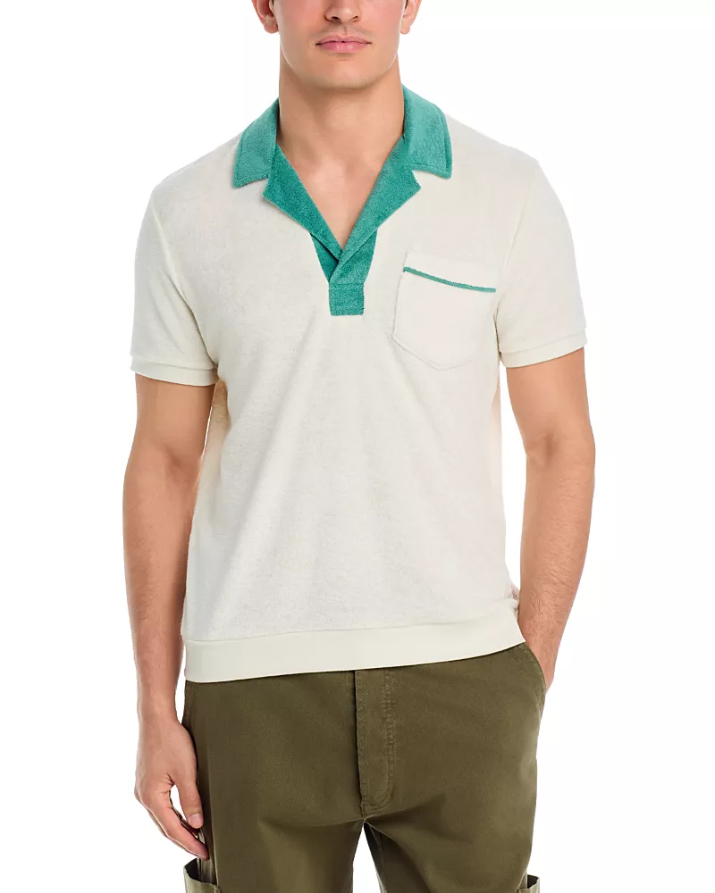Marine Layer Emilio Vintage Terry Polo Shirt