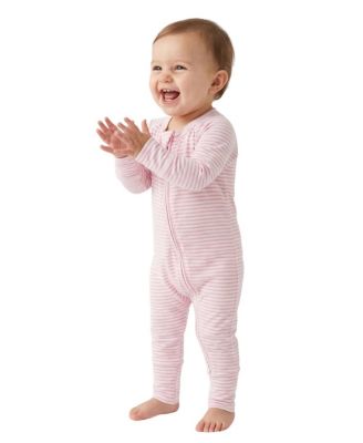  Girls' Ballet Stripe Bamboo Sleeper - Baby