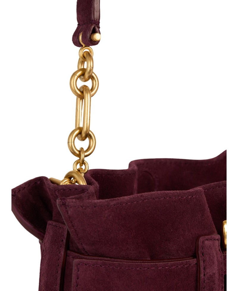 Balmain Anthem Mini Suede Leather Bag by Bloomingdale's