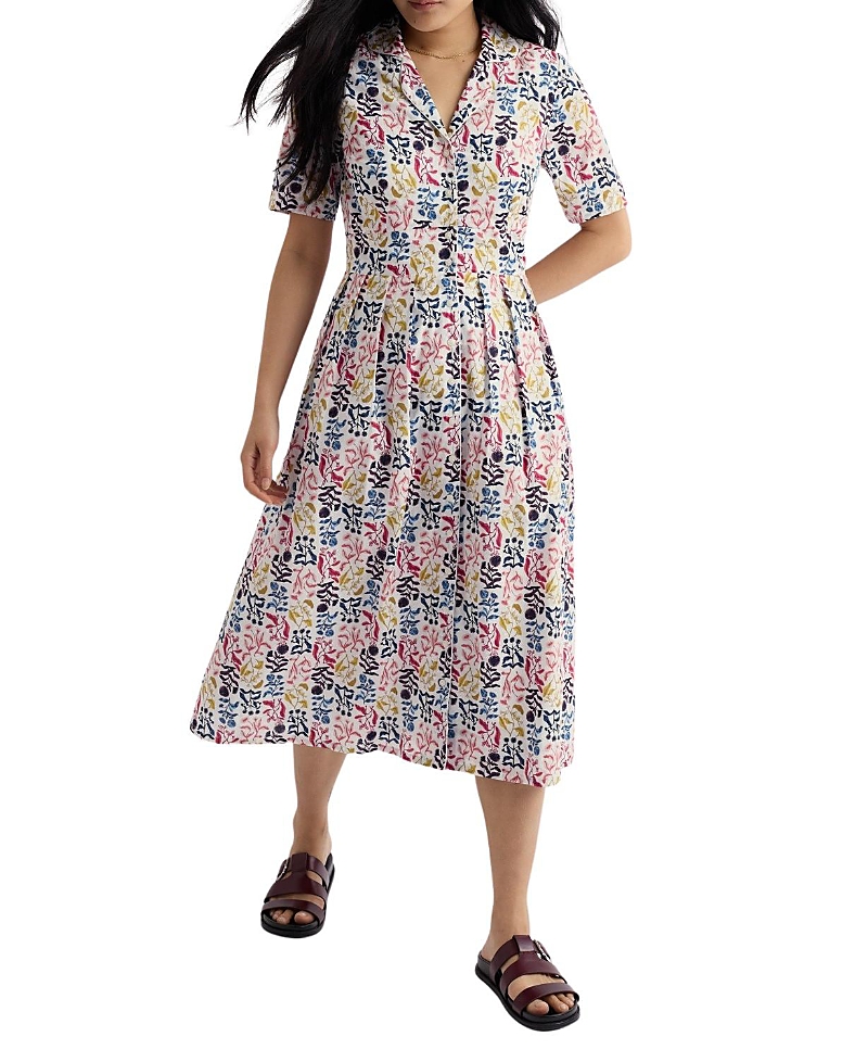 Seasalt Cornwall Charlotte Short Sleeve Shirt Midi Dress