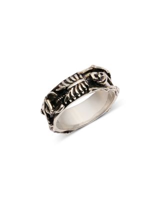 Men's Ottone Dancing Skeleton Ring