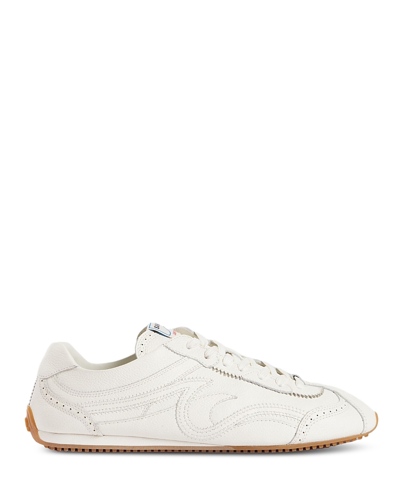 Sandro Women's Light Wave Leather Sneakers