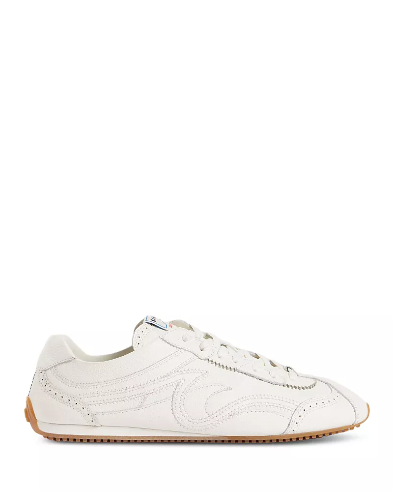 Sandro Women's Light Wave Leather Sneakers