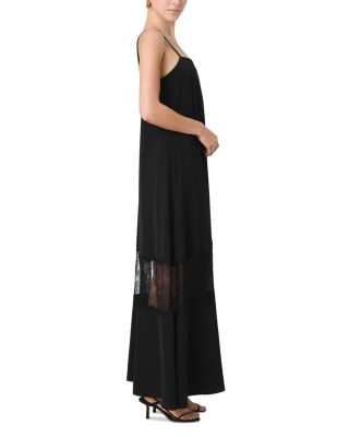Quinn Crepe Lace Maxi Dress - thumbnail 9