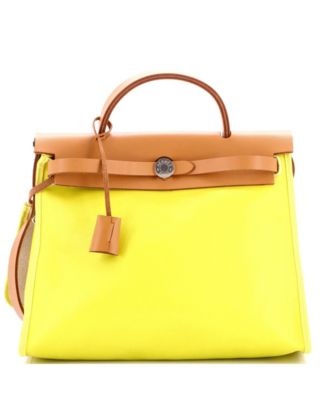 31 Herbag Zip Berline Vache Canvas and Leather