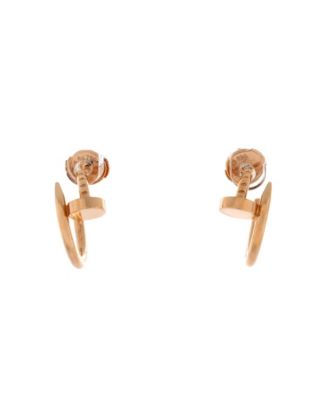  Small Juste un Clou Hoop Earrings 18K Rose Gold
