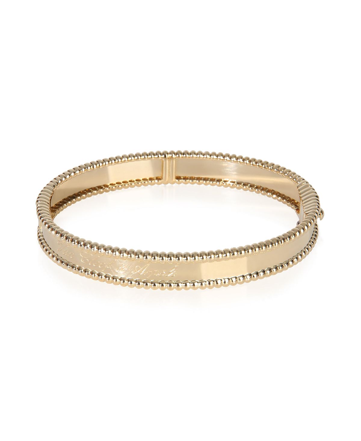 Pre-Owned Van Cleef & Arpels Perlee Signature 18k Yellow Gold Bracelet