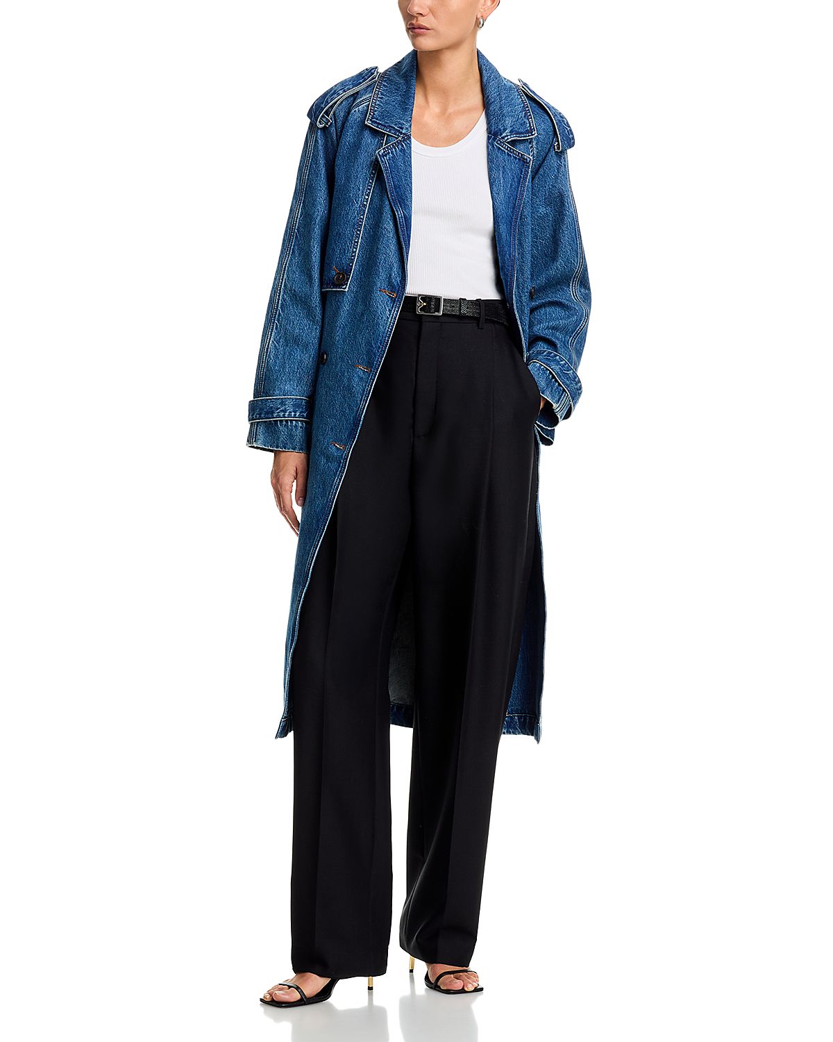 Anine Bing Rickie Maxi Trench Coat