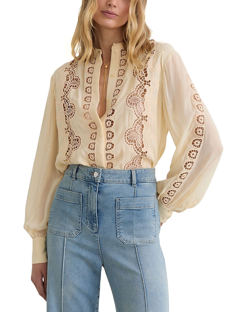 Reiss Mia Lace Blouse