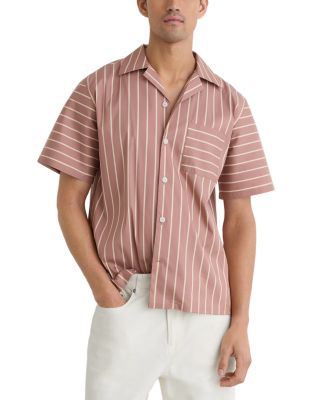 Vanfleet Short Sleeve Stripe Printed Shirt