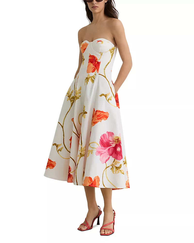 Reiss Penelope Strapless Dress