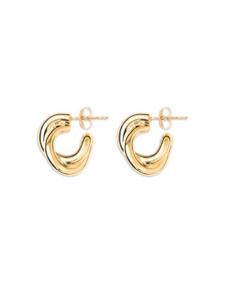 Diana Crossover Hoop Earrings