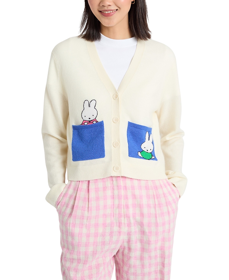 Chinti & Parker Women's Wool-Cashmere Miffy Pocket Play Cardigan