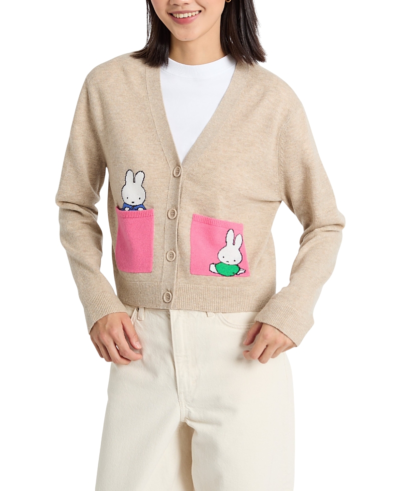 Chinti & Parker Women's Wool-Cashmere Miffy Pocket Play Cardigan