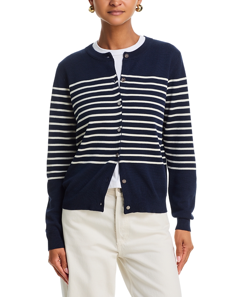 Aqua Striped Cardigan - Exclusive