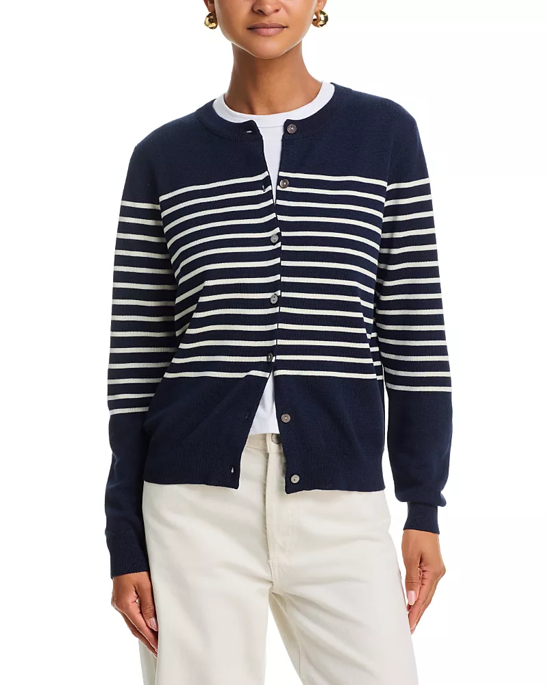 Aqua Striped Cardigan - Exclusive