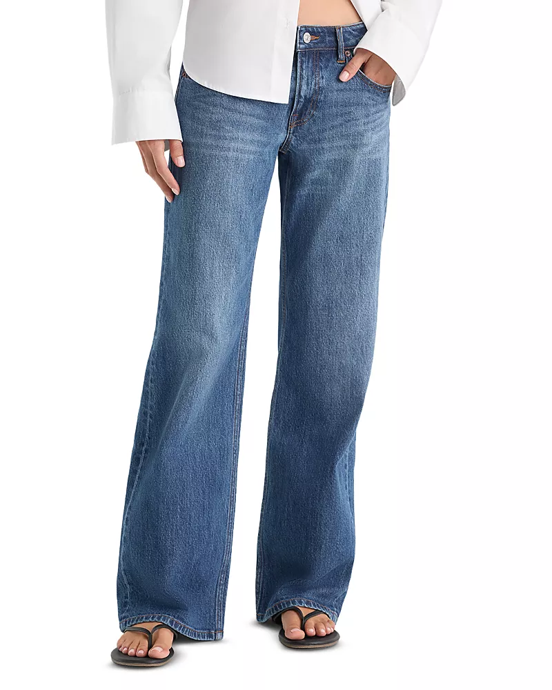 Good American Vintage Low Loose Jeans in Indigo1291