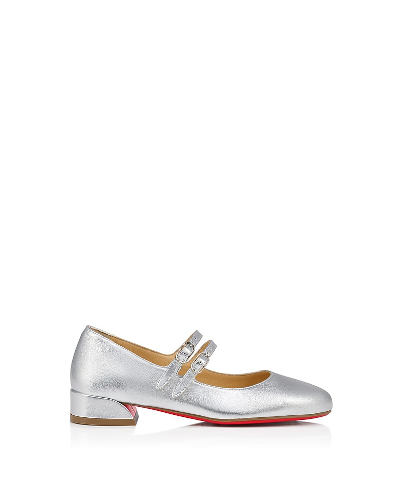 Christian Louboutin Unisex Jane Fille Ballerina- Baby, Little Kid, Big Kid