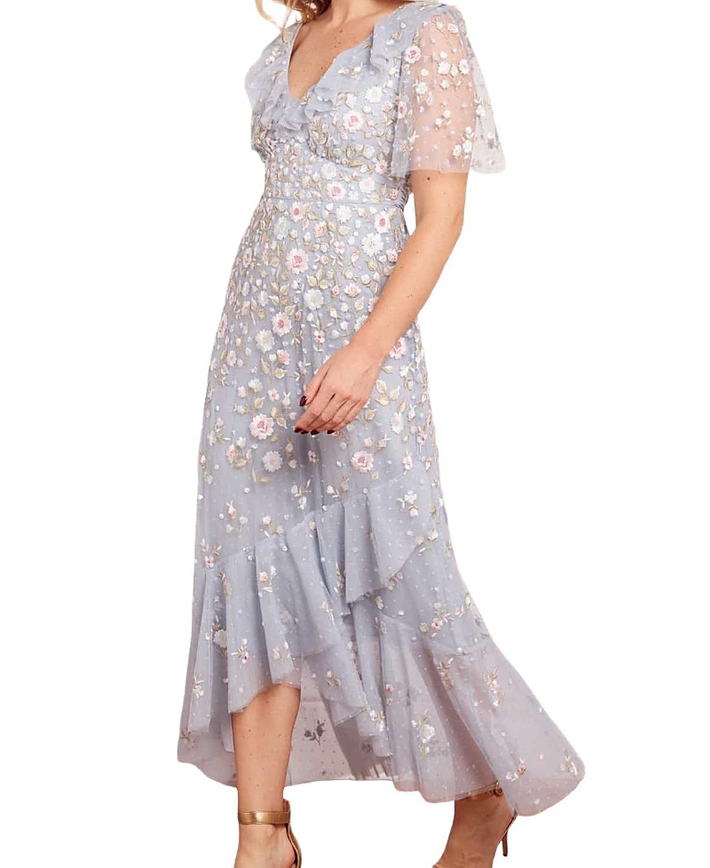 Needle & Thread Ethereal Blooms Frill Ankle Gown