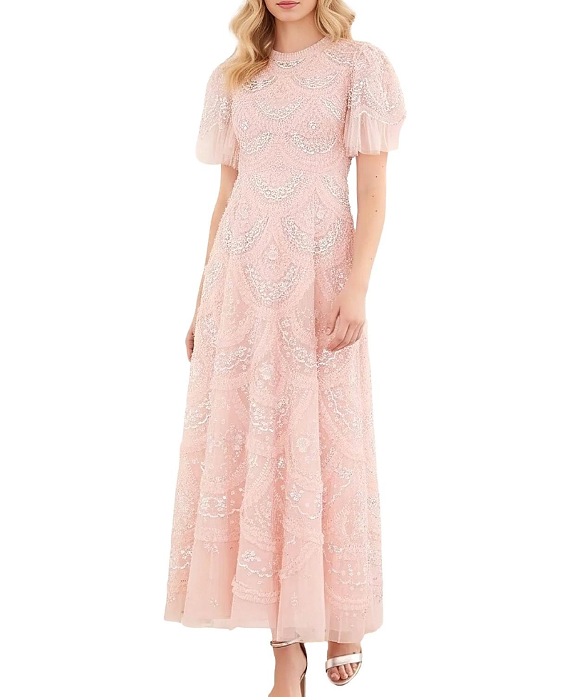 Needle & Thread Carmen Ruffle Maxi Dress