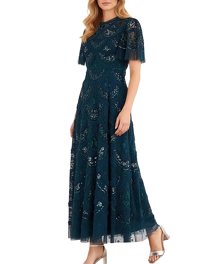 Needle & Thread Carmen Ruffle Maxi Dress