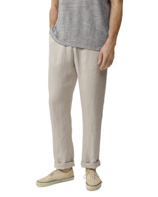 Alex Crane Bo Linen Regular Fit Drawstring Pants
