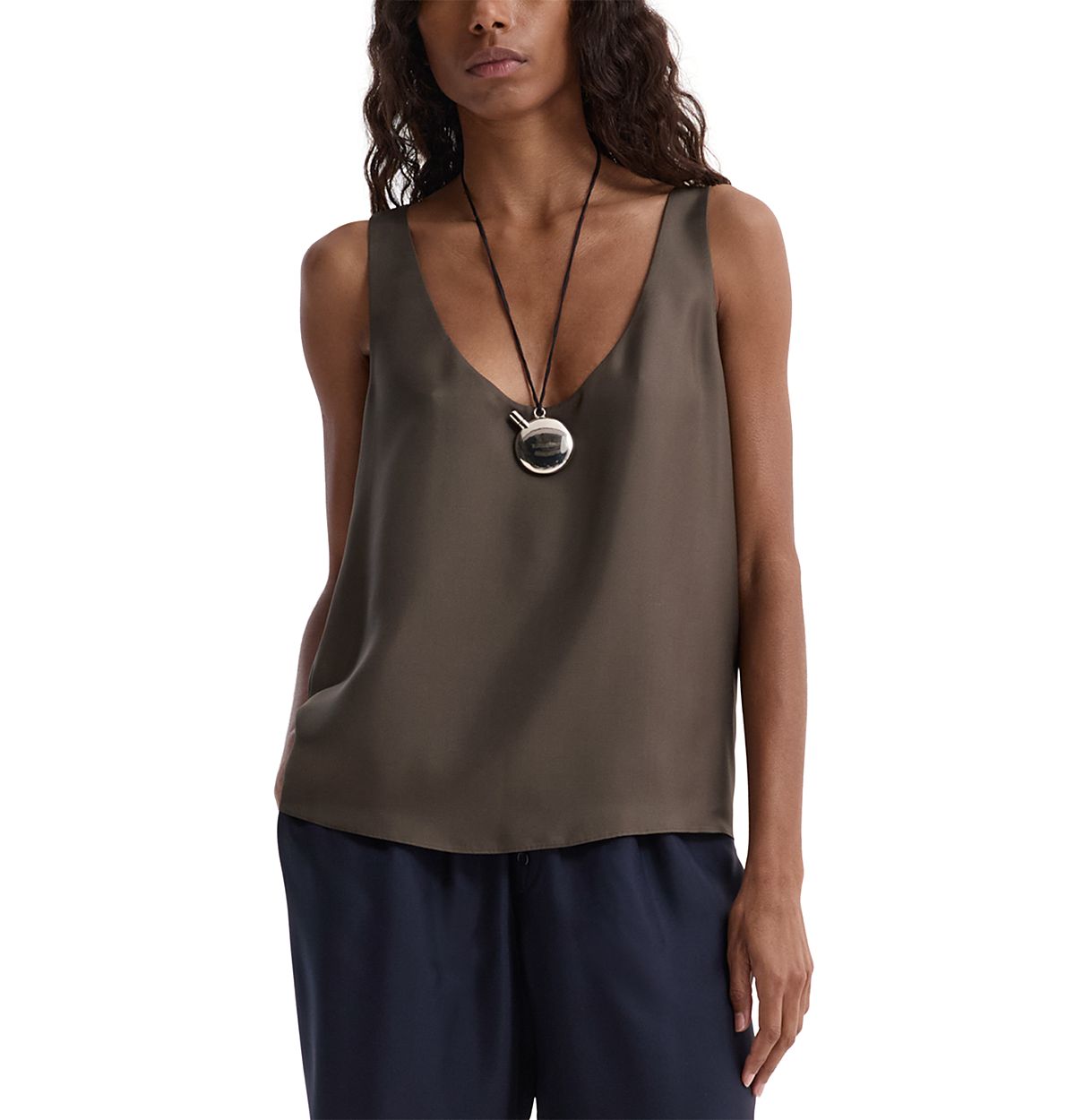 Rohe Silk Scoop Neck Top