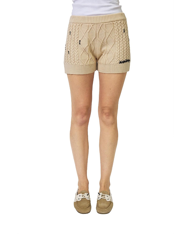 Central Park West Women's Jaden Embroidered Shorts