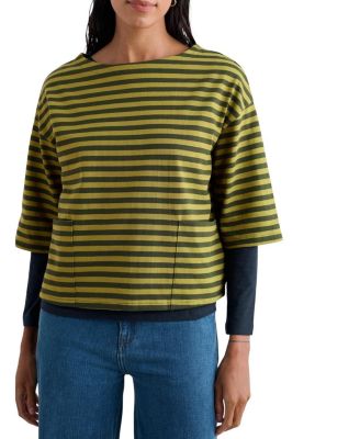 Buryan Oversized Boat Neck T-Shirt