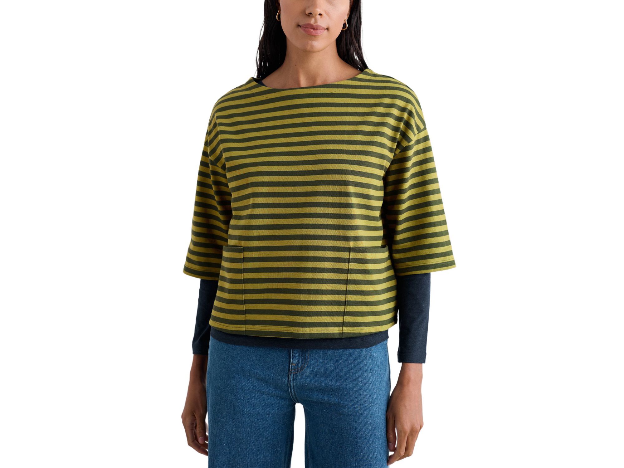 Buryan Oversized Boat Neck T-Shirt - Image 1