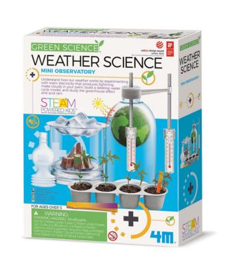  Green Science Weather Science, DIY Mini Observatory Kit, Ages 5+
