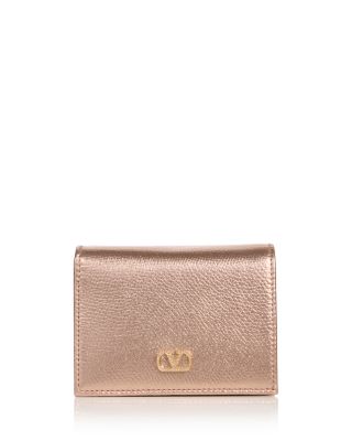 VLogo Leather Bifold Wallet