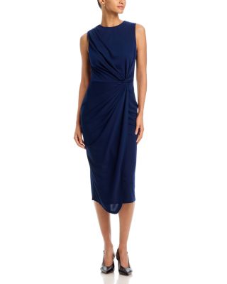 Jersey Knot Waist Midi Dress - Exclusive