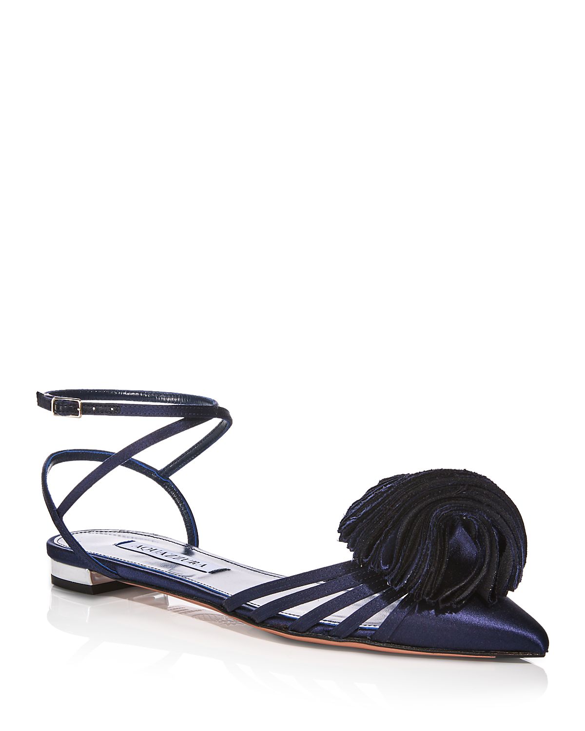 Aquazzura Women's Wild Bloom Flats