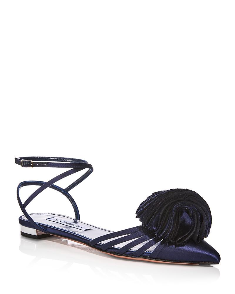 Aquazzura Women's Wild Bloom Flats
