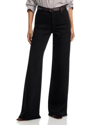 The Palace High Rise Wide Leg Jeans in Black