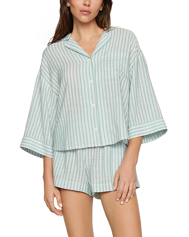 Eberjey Nautico Relaxed Short Pajama Set