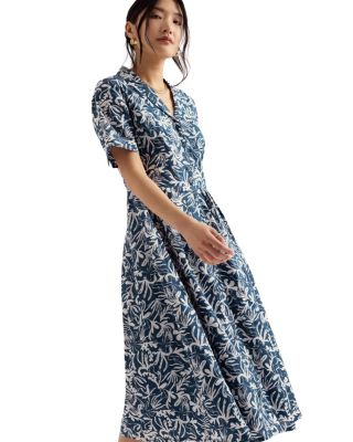 Seasalt Cornwall Charlotte Short Sleeve Shirt Midi Dress