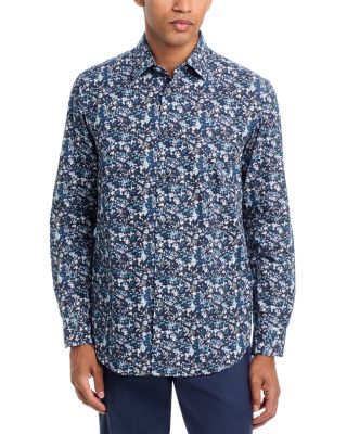 Scattered Floral Print Shirt