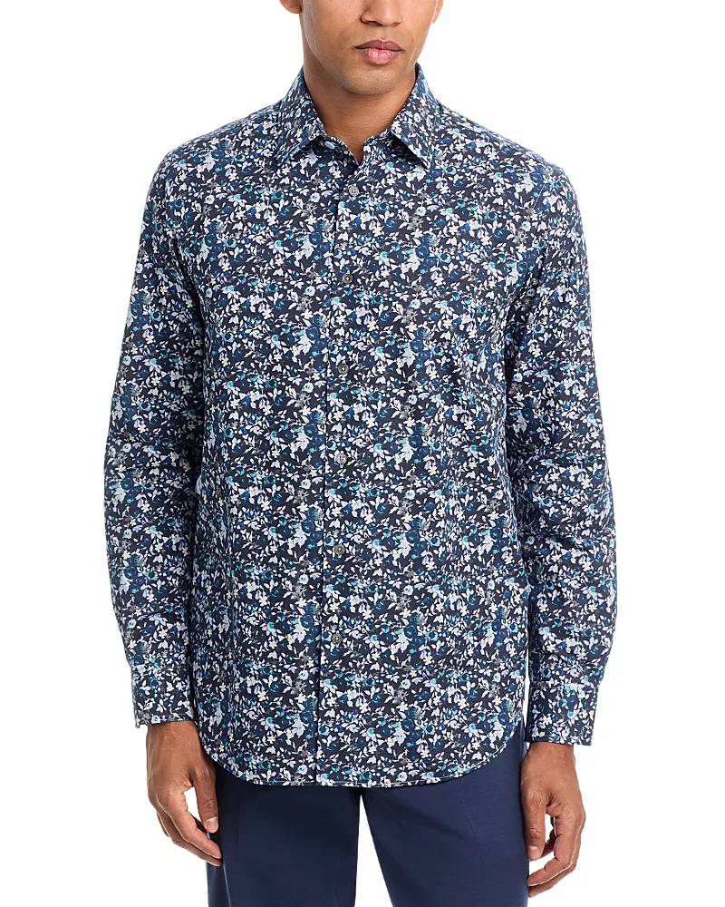 Paul Smith Scattered Floral Print Shirt