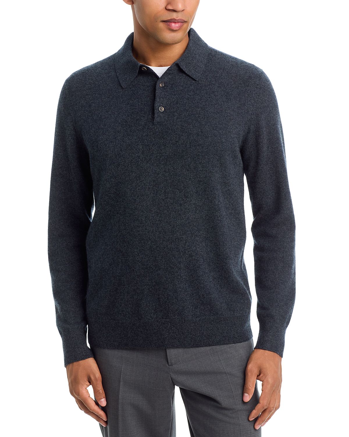 The Men's Store at Bloomingdale's Merino Cashmere Polo Sweater - Exclusive
