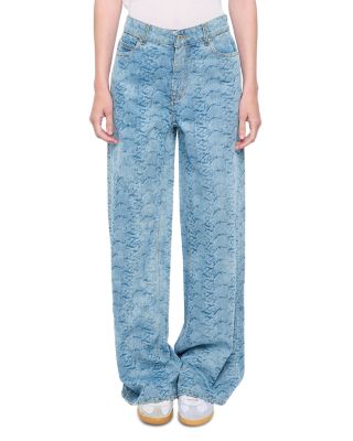 Eli High Rise Wide Leg Jeans in Light Blue