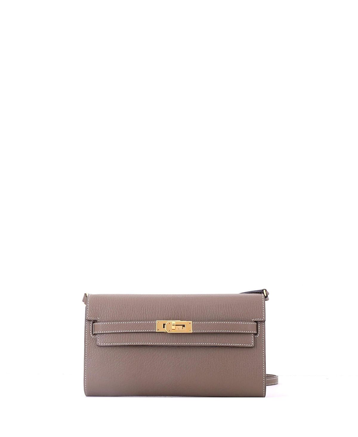 Pre-Owned HERMES Kelly To Go Wallet Chevre Mysore