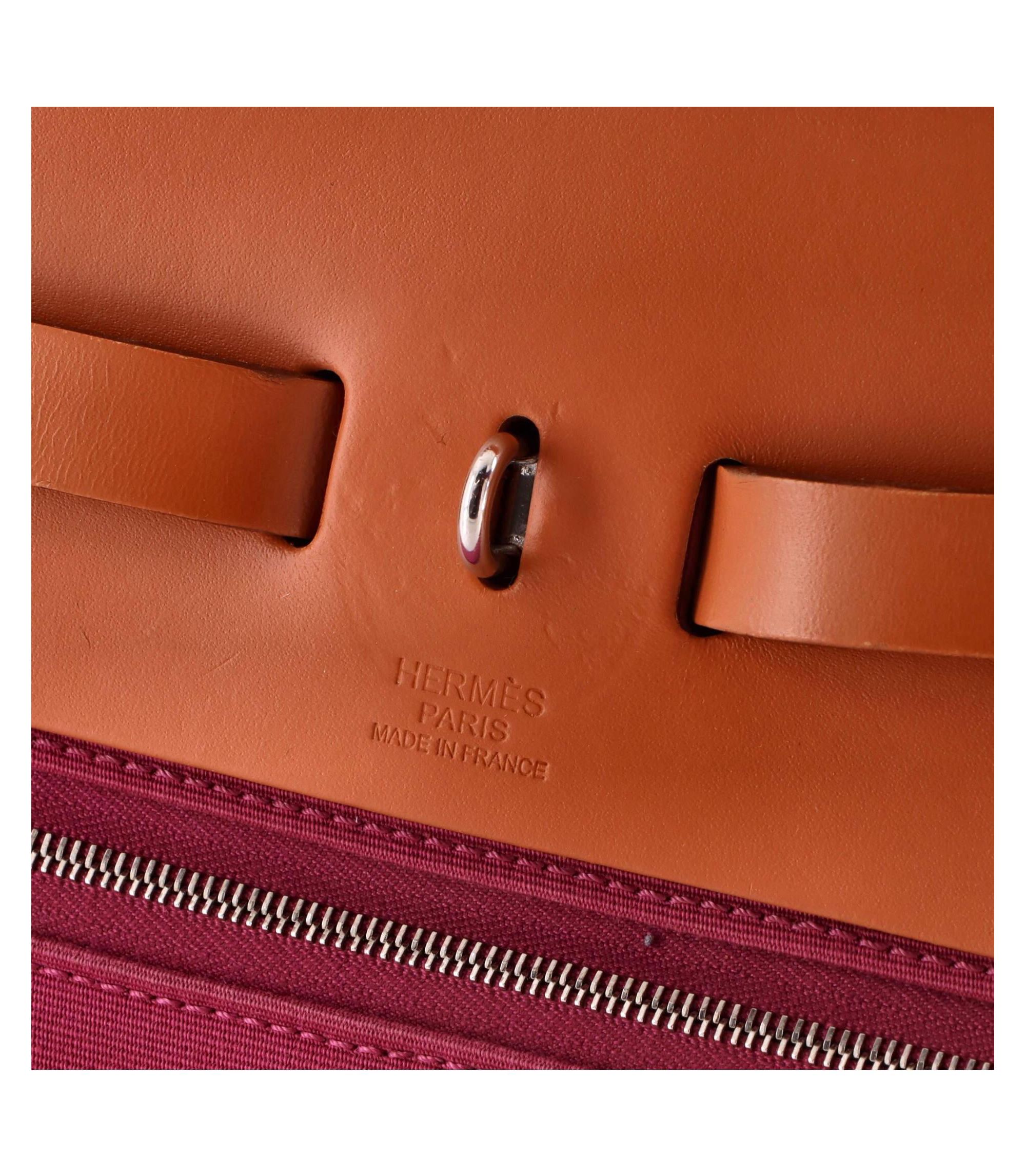 39 Herbag Zip Leather and Toile — Image 8