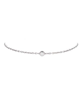 Pre-Owned Cartier Small D'Amour Bracelet 18K White Gold and Diamond