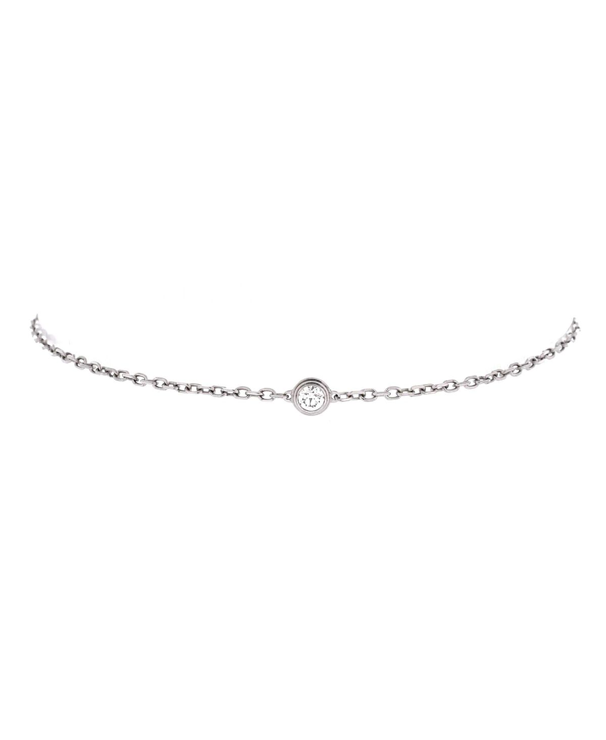 Pre-Owned Cartier Small D'Amour Bracelet 18K White Gold and Diamond