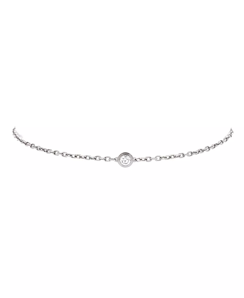 Pre-Owned Cartier Small D'Amour Bracelet 18K White Gold and Diamond