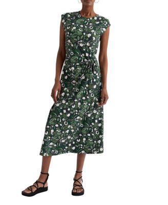 Seasalt Cornwall Fettling Jersey Tie Detail Midi Dress