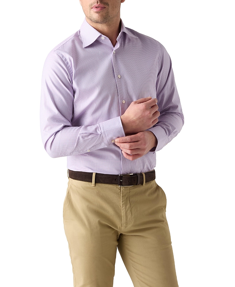Robert Talbott Madison Check Light Weight Poplin Shirt in Contemporary Fit